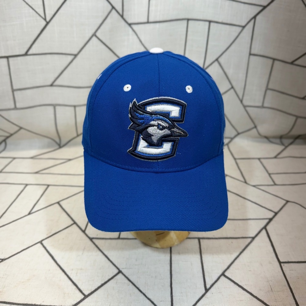Zephyr Creighton Bluejays Hat‎ OSFM Blue Embroidered Adjustable Baseball Cap